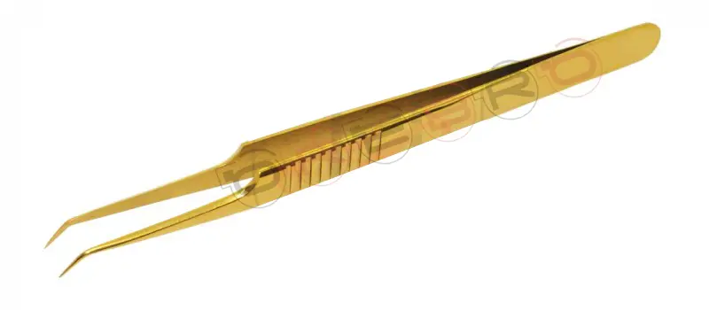 Pro Straight 6mm 45° Volume Tweezer, model ET-02-02-08