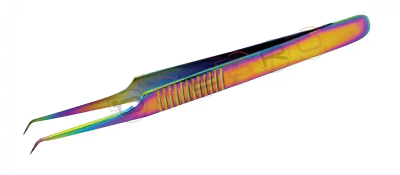 Pro Straight 6mm 45° Volume Tweezer, model ET-02-02-09