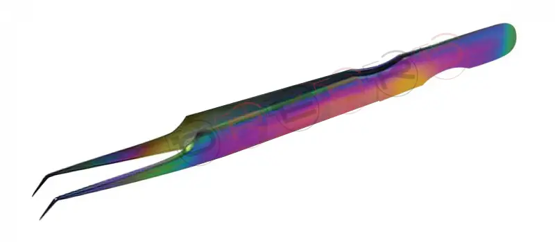 Pro Straight 6mm 45° Volume Tweezer, model ET-02-02-10
