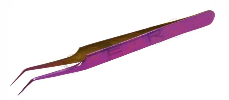 Pro Straight 10mm 45° Volume Tweezer, model ET-02-03-01