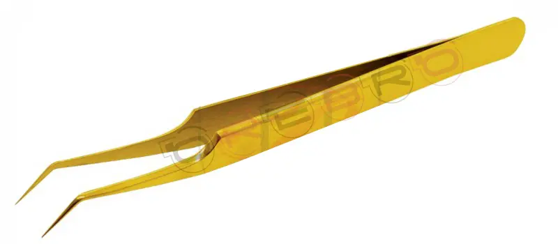 Pro Straight 10mm 45° Volume Tweezer, model ET-02-03-03