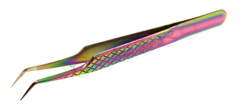 Pro Straight 10mm 45° Volume Tweezer, model ET-02-03-05