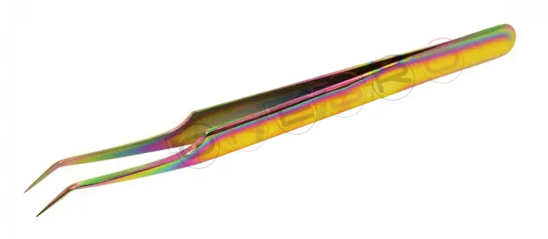 Pro Straight 10mm 45° Volume Tweezer, model ET-02-03-08