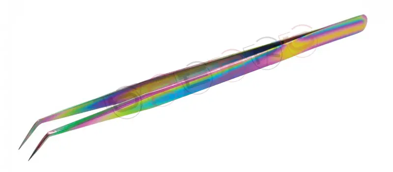 Slim Straight 10mm 45° Volume Tweezer, model ET-03-01-04