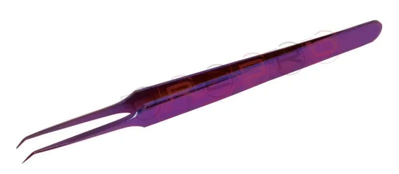 Needle Nose 6mm 45° Volume Tweezer, model ET-03-02-03