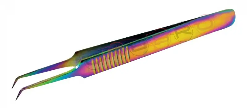 Needle Nose 10mm 75° Volume Tweezer, model ET-03-03-05
