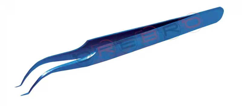 Curved V-Shape 90° Volume Tweezer, model ET-04-04-03
