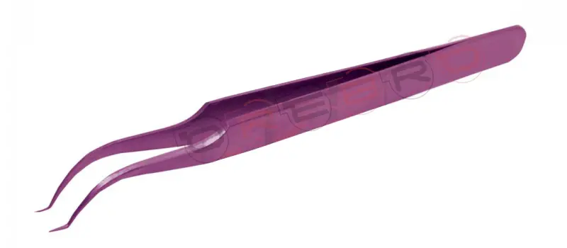 Curved V-Shape 90° Volume Tweezer, model ET-04-04-05