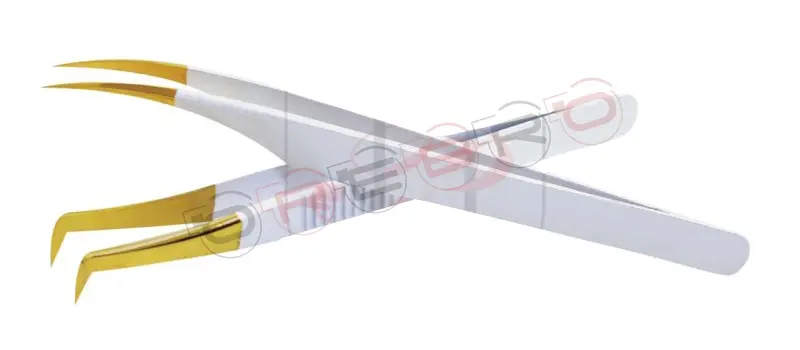 C-Point Volume Tweezer (13cm) (Wide Tip) Russian Volume 90° Tweezer (11.5cm) (Finger Grip), model ET-04-05-11
