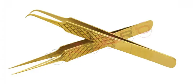 Needle Nose Curved Tweezer (12cm) Diamond Elite Needle Nose Straight Tweezer (12cm) Diamond Elite, model ET-04-05-17
