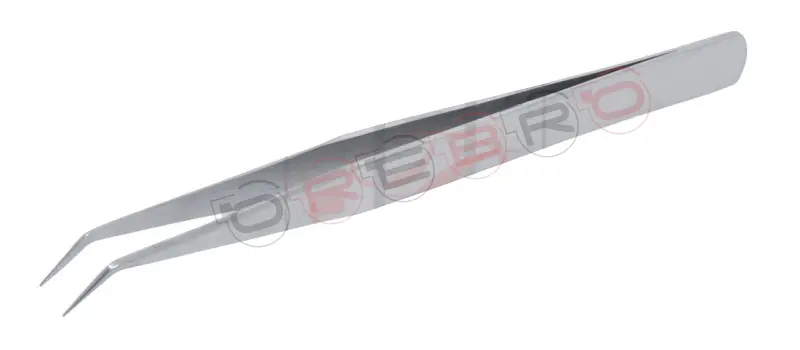 Wide Straight Volume 12mm 45° Tweezer, model ET-05-01-01