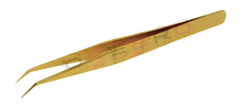 Wide Straight Volume 12mm 45° Tweezer, model ET-05-01-02
