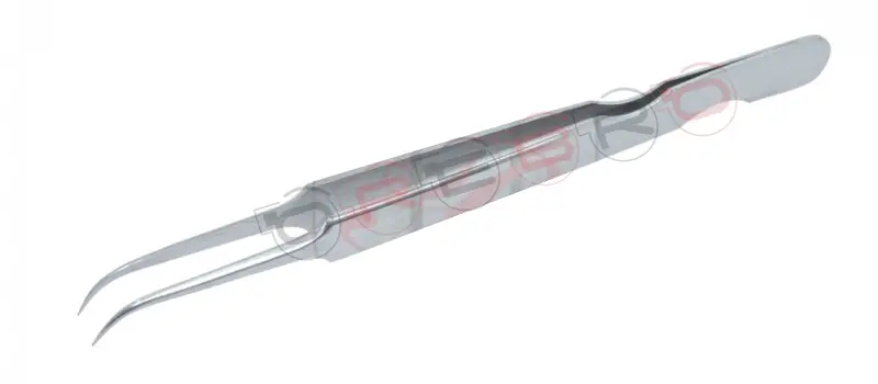 Needle Nose Curved Volume Tweezer, model ET-05-04-04