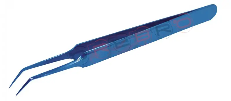 Needle Nose 10mm 45° Volume Tweezer, model ET-05-05-04