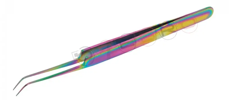 Pro Straight Curved Volume Tweezer, model ET-06-01-03