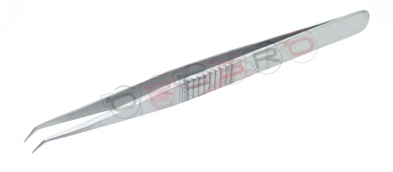 Straight 6mm 45° Volume Tweezer, model ET-06-04-01