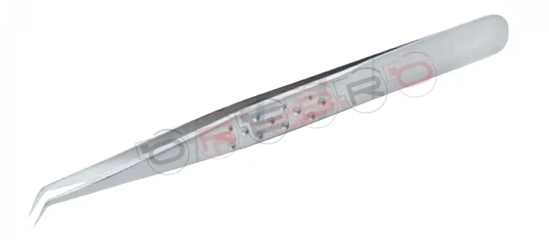 Straight 6mm 45° Volume Tweezer, model ET-06-04-02