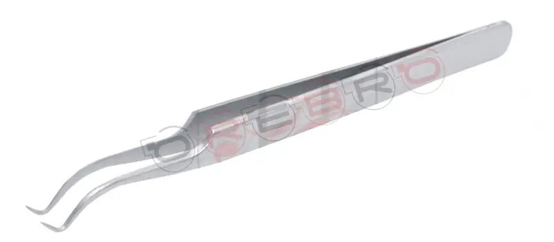 Curved V-Shape 45° Volume Tweezer, model ET-06-05-01