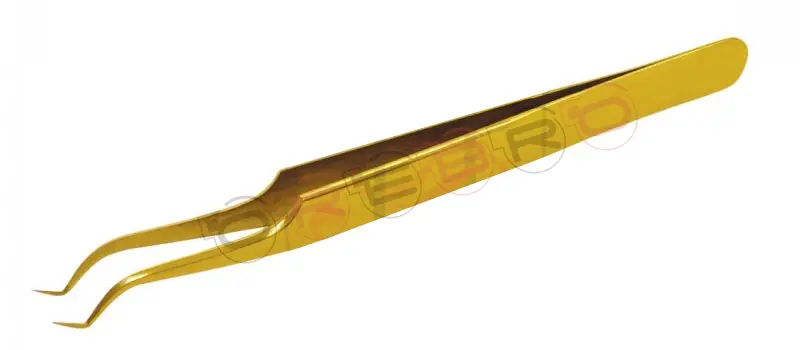 Curved V-Shape 45° Volume Tweezer, model ET-06-05-04