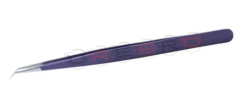 Slim Straight 6mm 45° Volume Tweezer, model ET-06-06-28
