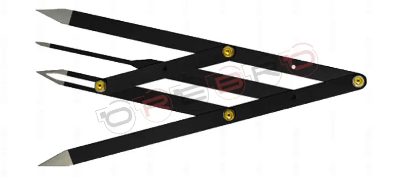 Eyebrow Divider- With Rexine Pouch, model ET-09-01-02