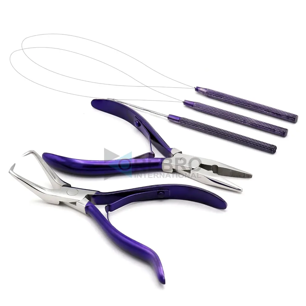 Hair Extension Tools Kit- Purple, model OI-20-7364