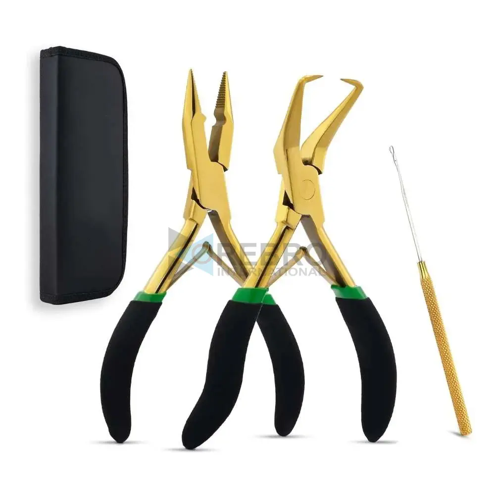 Hair Extension Tools Kit- Gold, model OI-20-7368