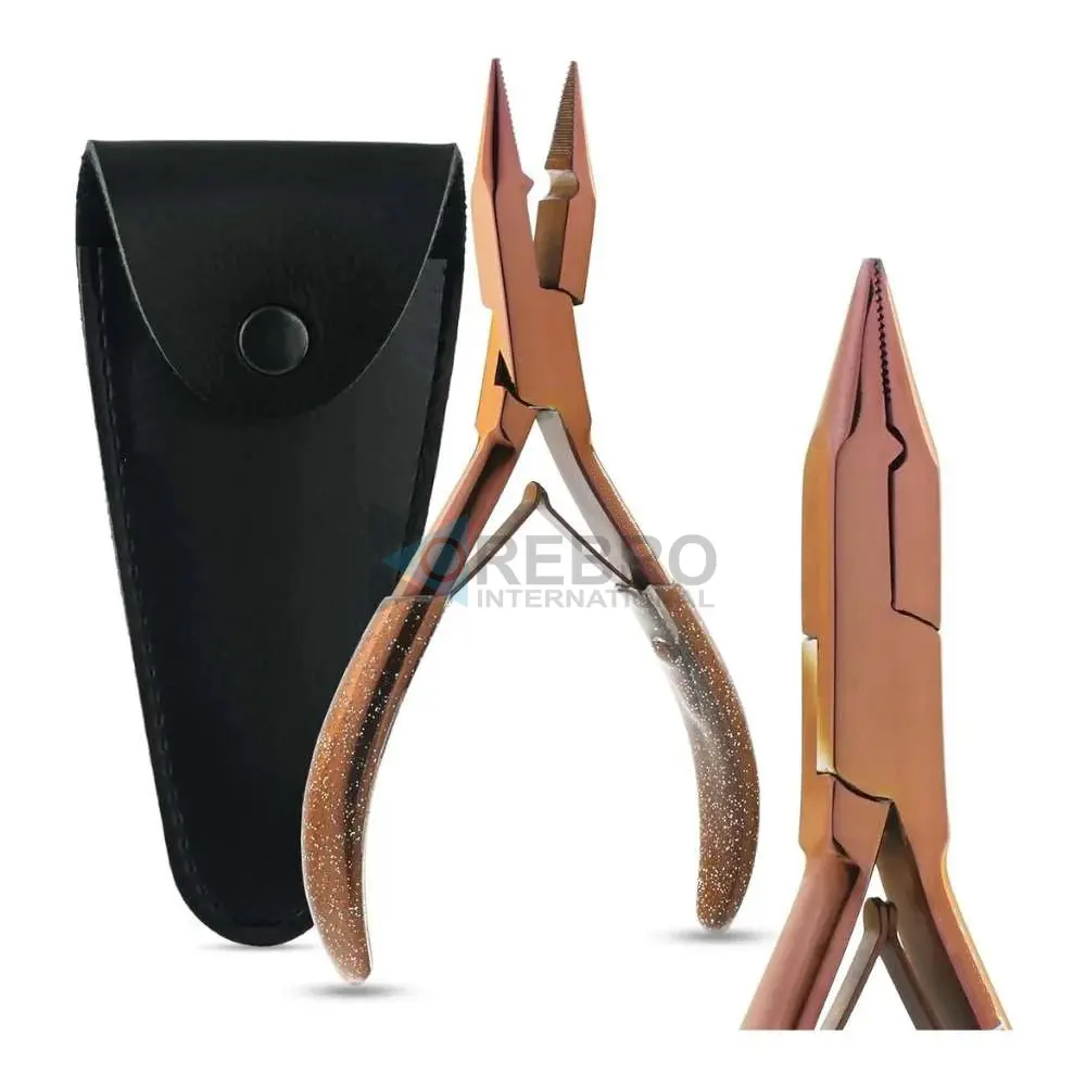 Microlink's Hair Extension Crimping Plier- Rose Gold, model OI-20-7475