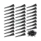 BLACK- 1.75 Inches Single Prong Hair Clips, Pack of 10-PCS OI-20-7485, view 3