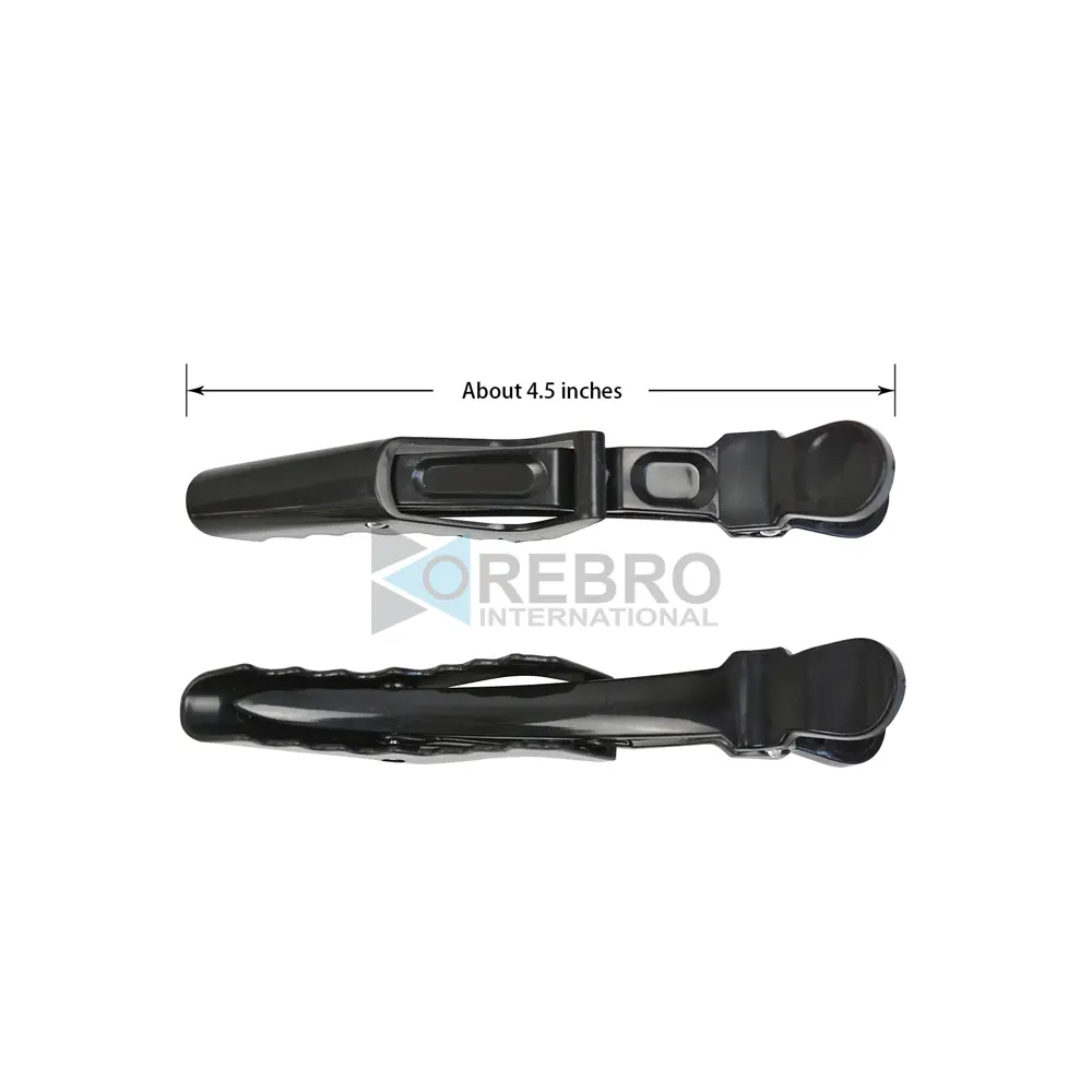 Black Alligator Hair Sectioning Clips OI-20-7490, view 2