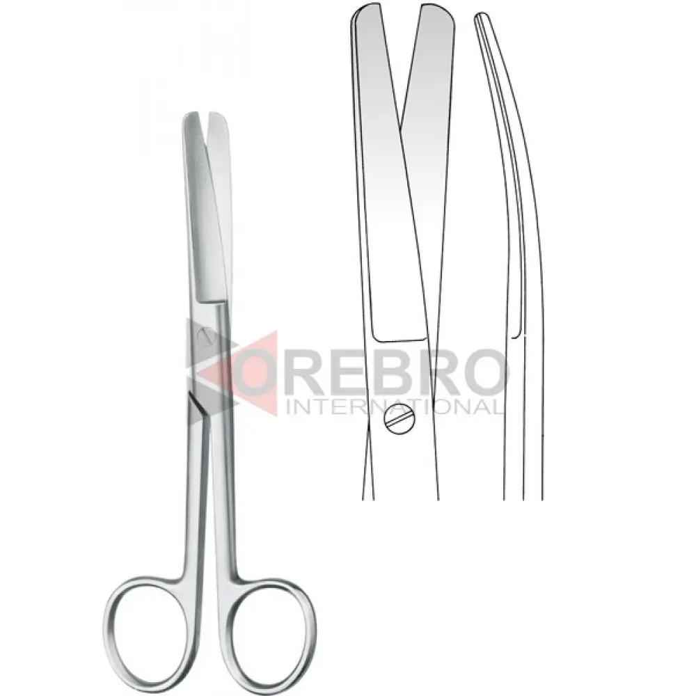 Dressing Scissors, Blunt/ Blunt, Curved, model ORB-BPT-2111