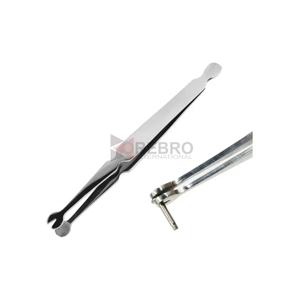 Labret Stem Holding Tweezers- Regular, model ORB-BPT-2229