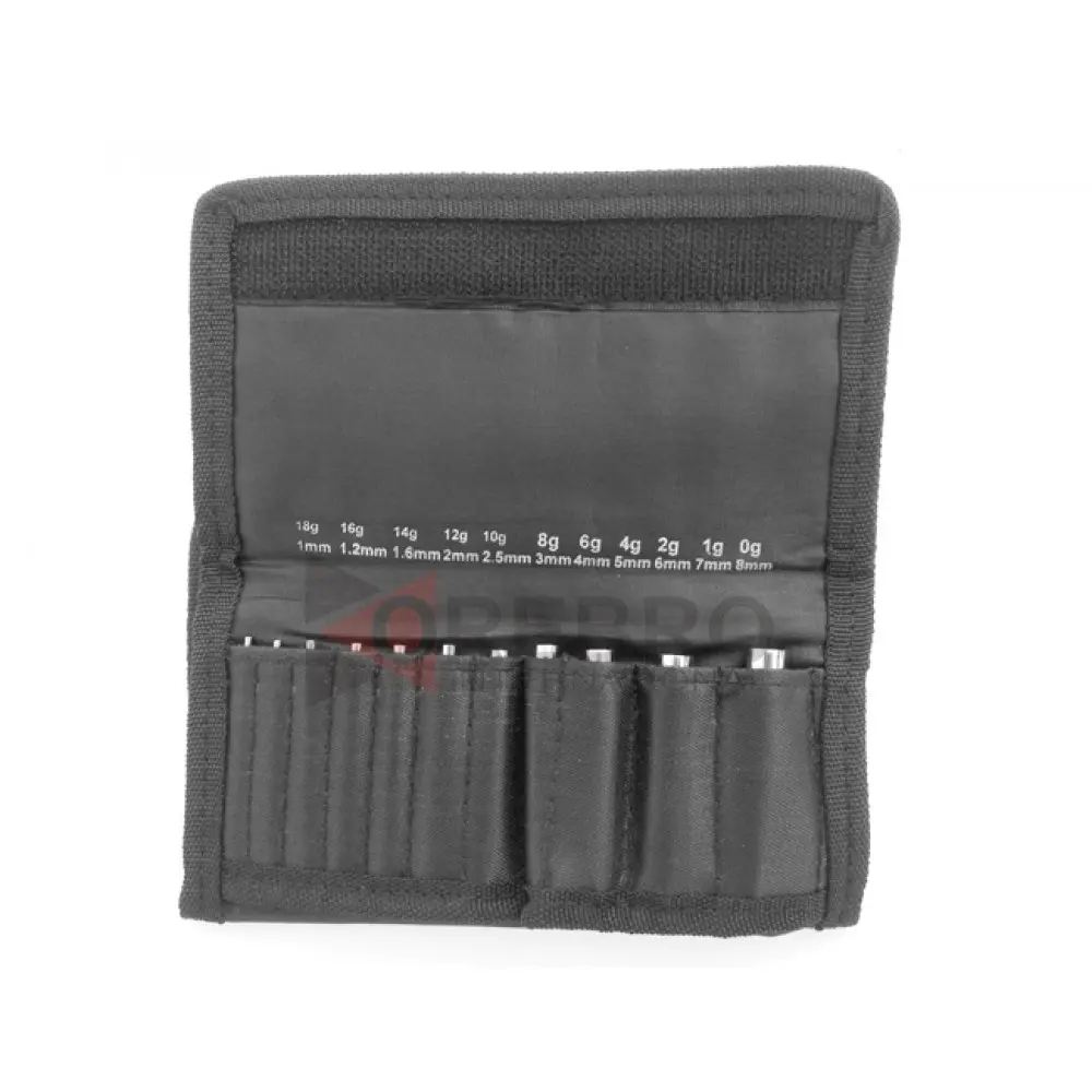 11 Pieces Insertion Tapers Set- 18g to 0g, model ORB-BPT-2902