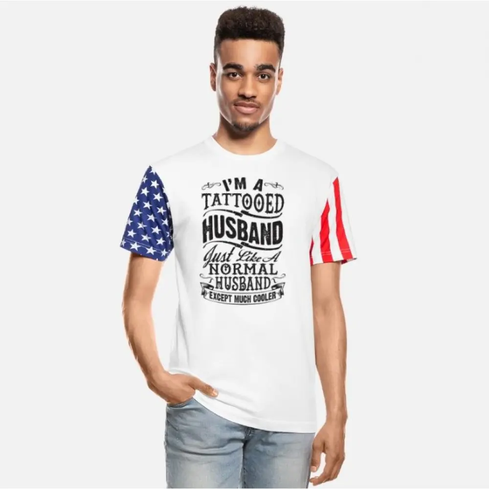 Unisex Stars & Stripes T-Shirt ORB-BPT-3603, view 2