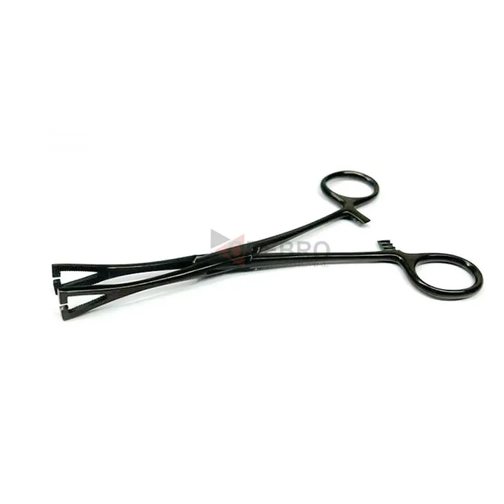 Pennington Forceps, Slotted - Black Oxide Coated, model ORB-BPT-4009