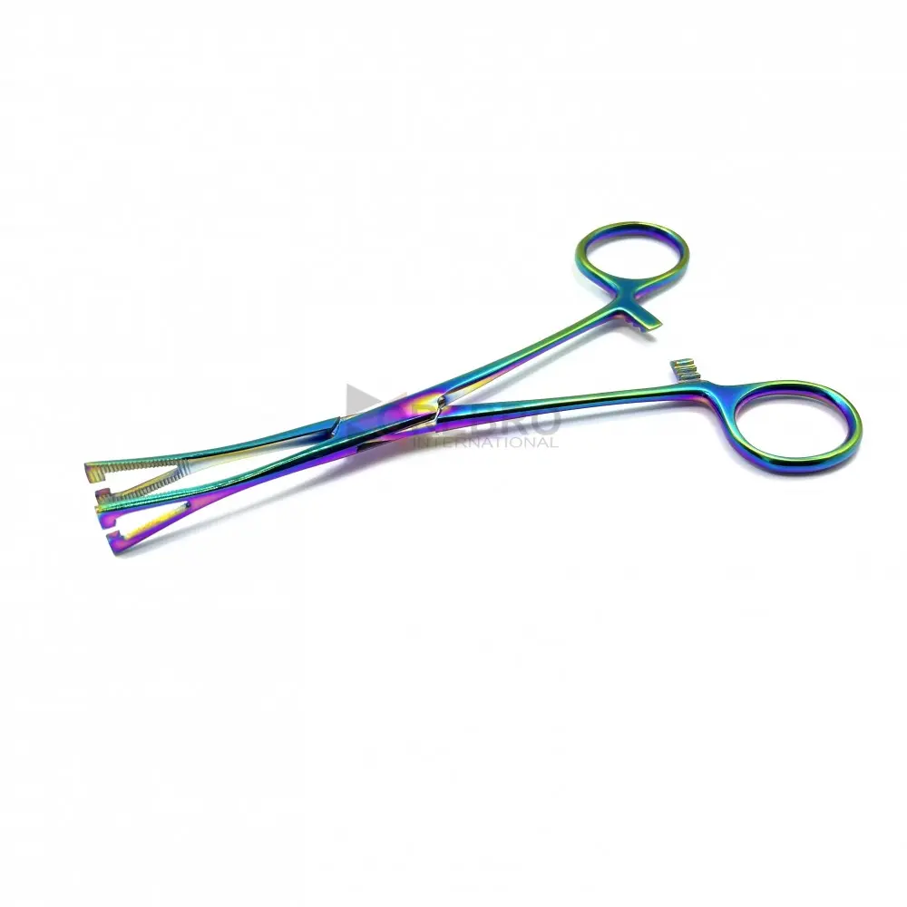Pennington Forceps, Slotted- Multi Oxide Coated, model ORB-BPT-4034