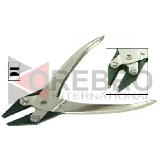 Parallel Action Pliers -Flat & Half Round, model ORB-JT-1608