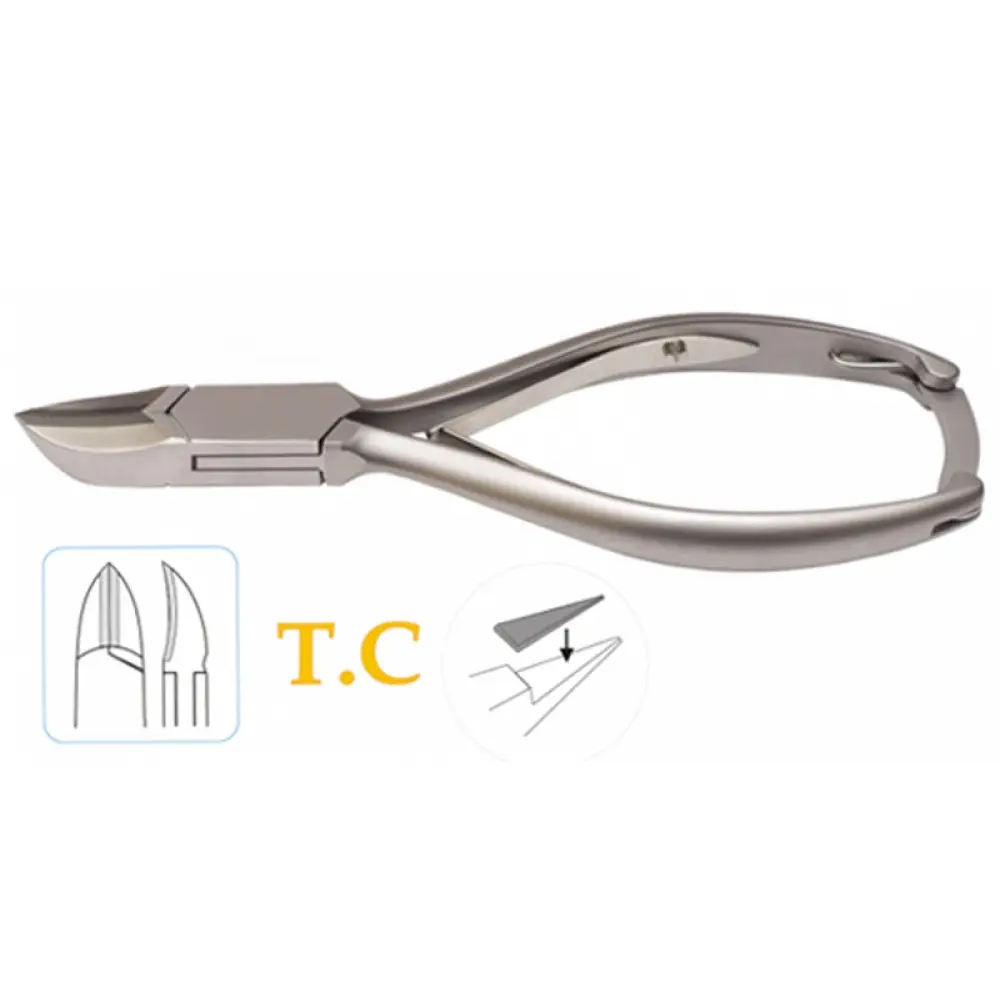 Nail Clipper Curved Jaw 14cm T.C, model ORB-PI-1031