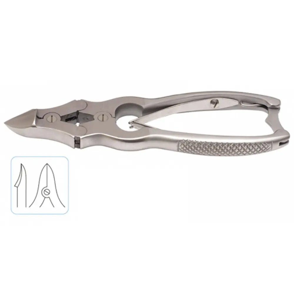 Double Action Nail Clipper Curved Double Spring 15cm, model ORB-PI-1041