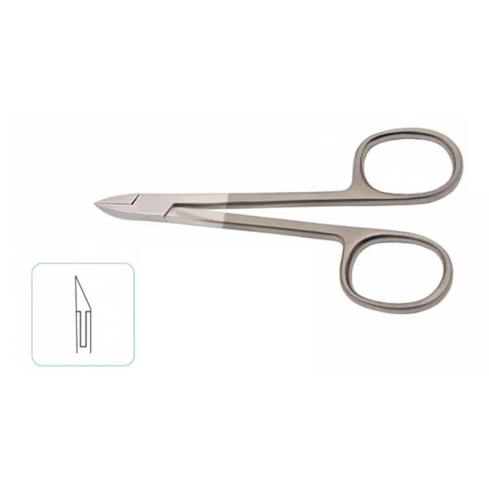 Cuticle Nipper Flat Jaw Scissor Type 10cm, model ORB-PI-1100