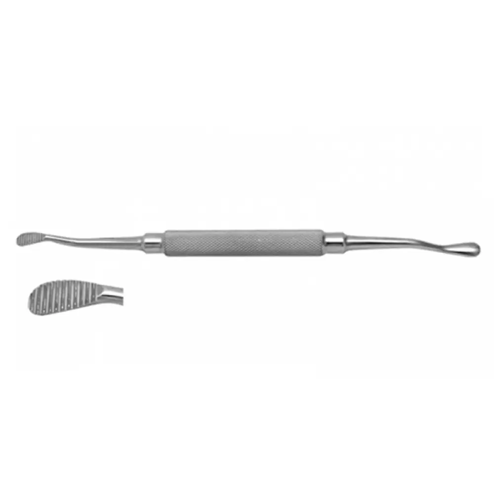 Bone File No.12 Double Ended, 7" (17.8cm), Plain Serrations, model ORB-PI-1221
