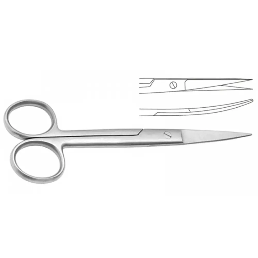 Operating Scissors 14.5cm Curved Sharp/Sharp, model ORB-PI-1436
